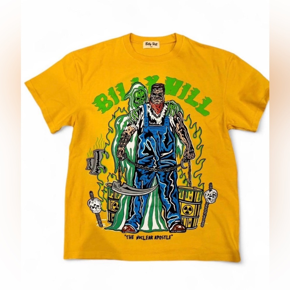 Warren Lotas x Billy Hill Nuclear Apostle T-Shirt Size Large